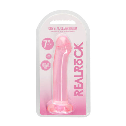REALROCK Non Realistic Dildo With Suction Cup - 17 cm - Pink 17 cm Dong Shots Toys