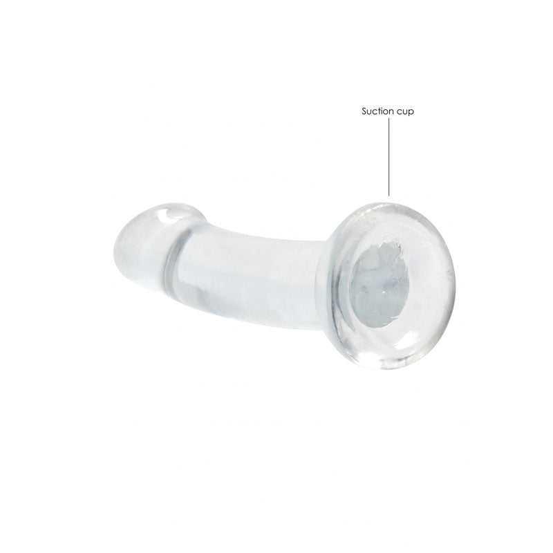 REALROCK Non Realistic Dildo With Suction Cup - 17 cm - Clear 17 cm Dong Shots Toys