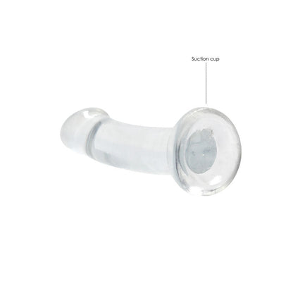 REALROCK Non Realistic Dildo With Suction Cup - 17 cm - Clear 17 cm Dong Shots Toys
