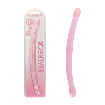 REALROCK Non Realistic Double Dong 17'' - Pink 42 cm Double Dong Shots Toys