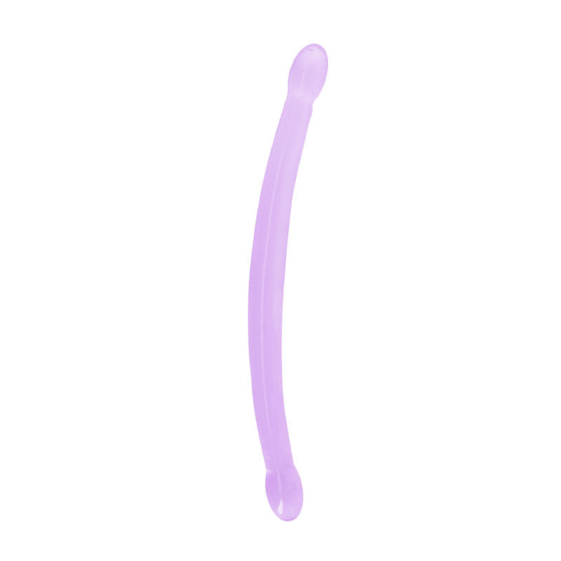 REALROCK Non Realistic Double Dong 17'' - Purple 42 cm Double Dong Shots Toys