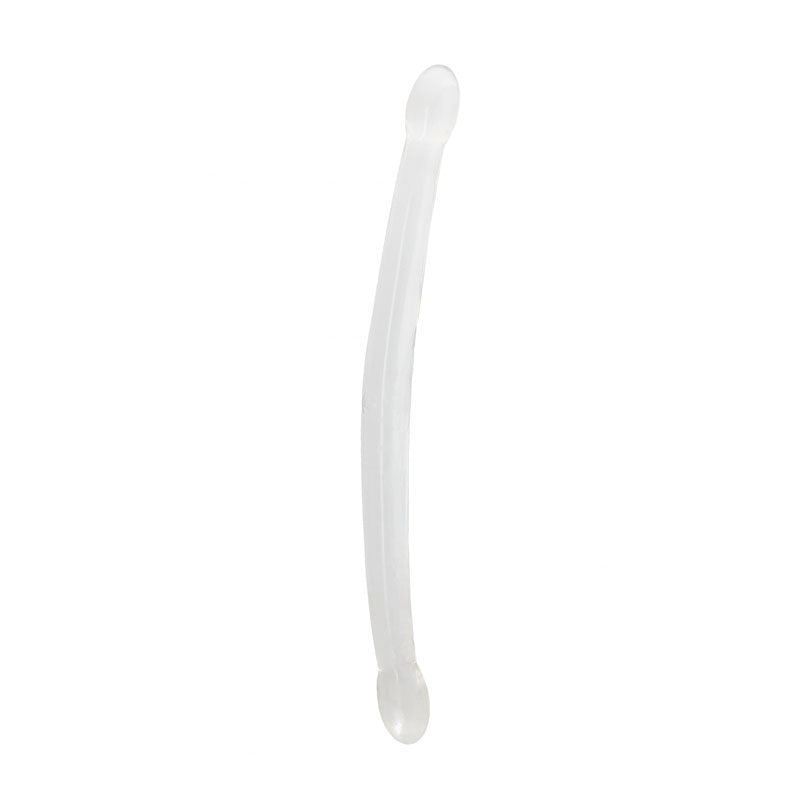 REALROCK Non Realistic Double Dong 17'' - Clear 43 cm Double Dong Shots Toys