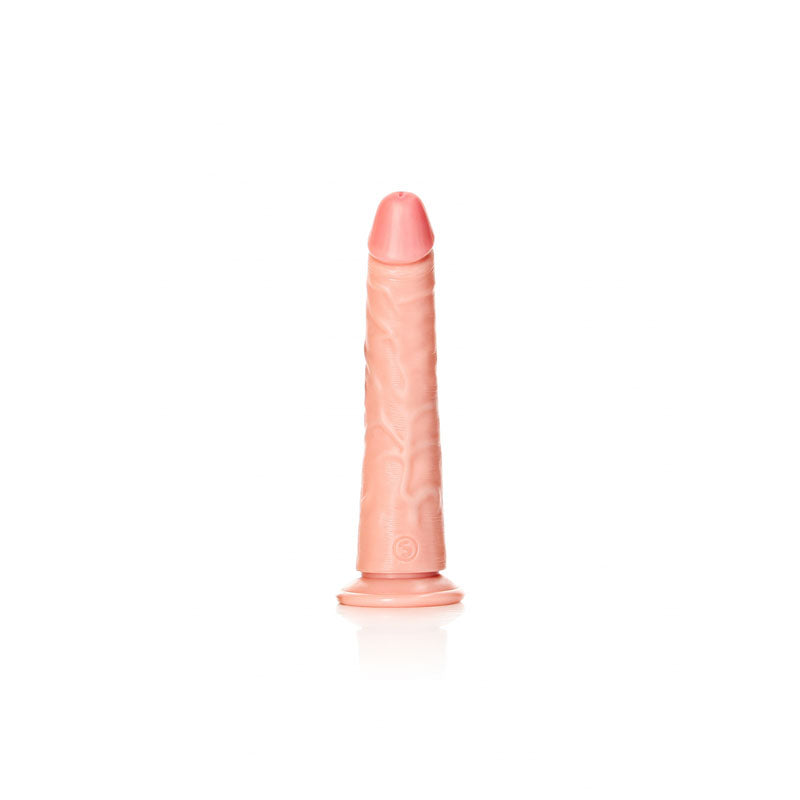 REALROCK Realistic Slim Dildo with Suction Cup - 18cm - Flesh 18 cm (7'') Dong realrock