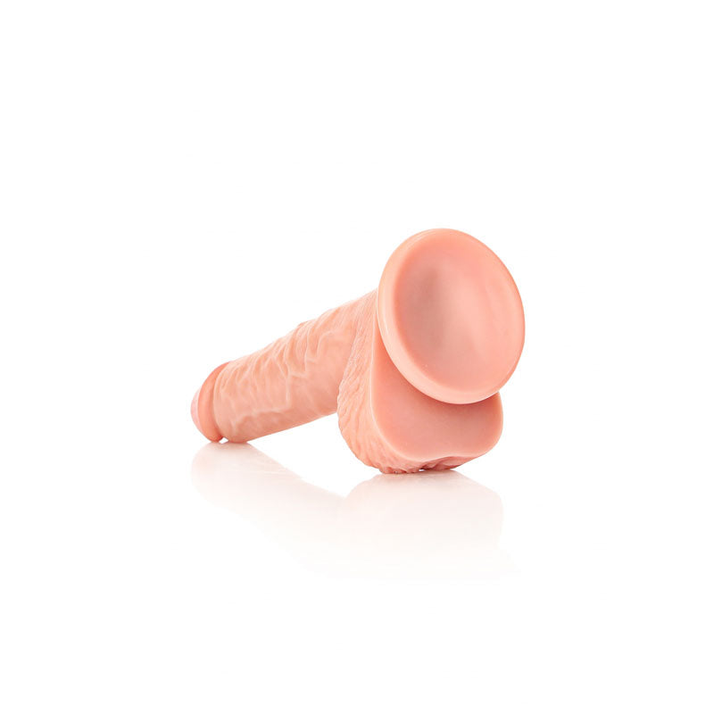 REALROCK Straight Realistic Dildo with Balls - 20.5 cm - Flesh 20.5 cm (8'') Dong Shots Toys