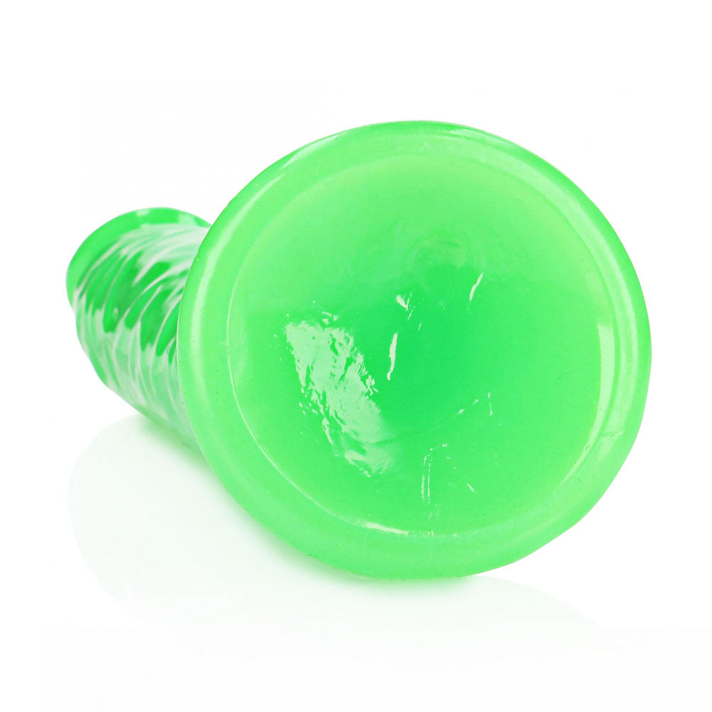 REALROCK 29 cm Slim Glow in the Dark Neon - Green - Glow in Dark Green 29 cm (11'') Dong Shots Toys