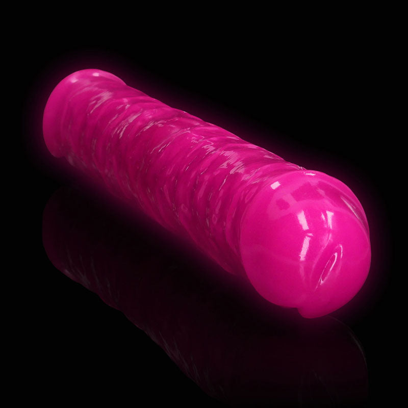 REALROCK 38 cm Double Dong Glow - Pink - Pink 38 cm (15'') Double Dong Shots Toys