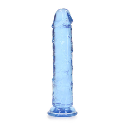 REALROCK 18 cm Straight Dildo - Blue - Blue 18 cm (7'') Dong