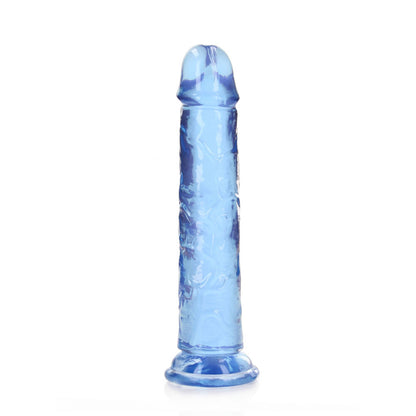 REALROCK 18 cm Straight Dildo - Blue - Blue 18 cm (7'') Dong
