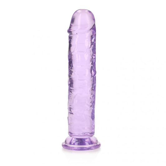 REALROCK 18 cm Straight Dildo - Purple - Purple 18 cm (7'') Dong Purple - Club X
