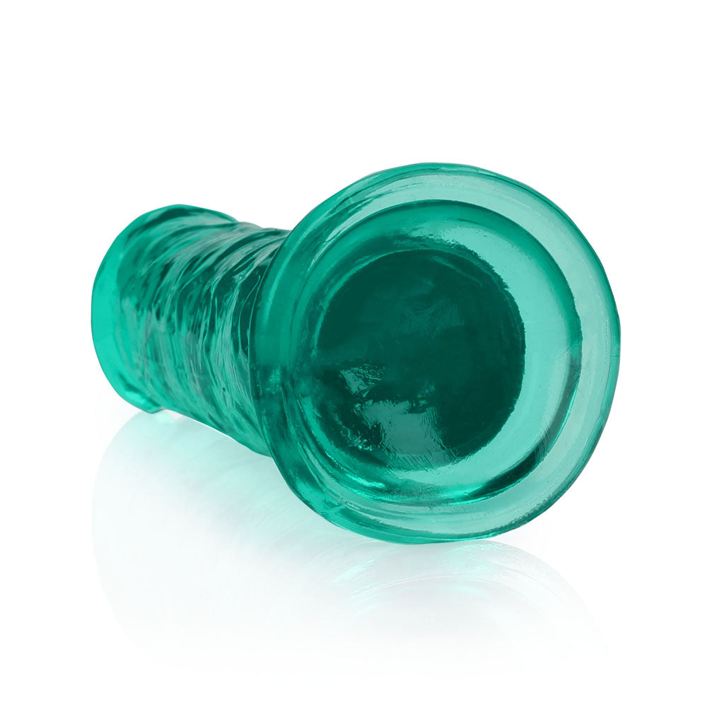 REALROCK 18 cm Straight Dildo - Turquoise - Turquoise 18 cm (7'') Dong Shots Toys
