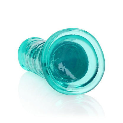 REALROCK 20 cm Straight Dildo - Turquoise - Turquoise 20 cm (8'') Dong Shots Toys