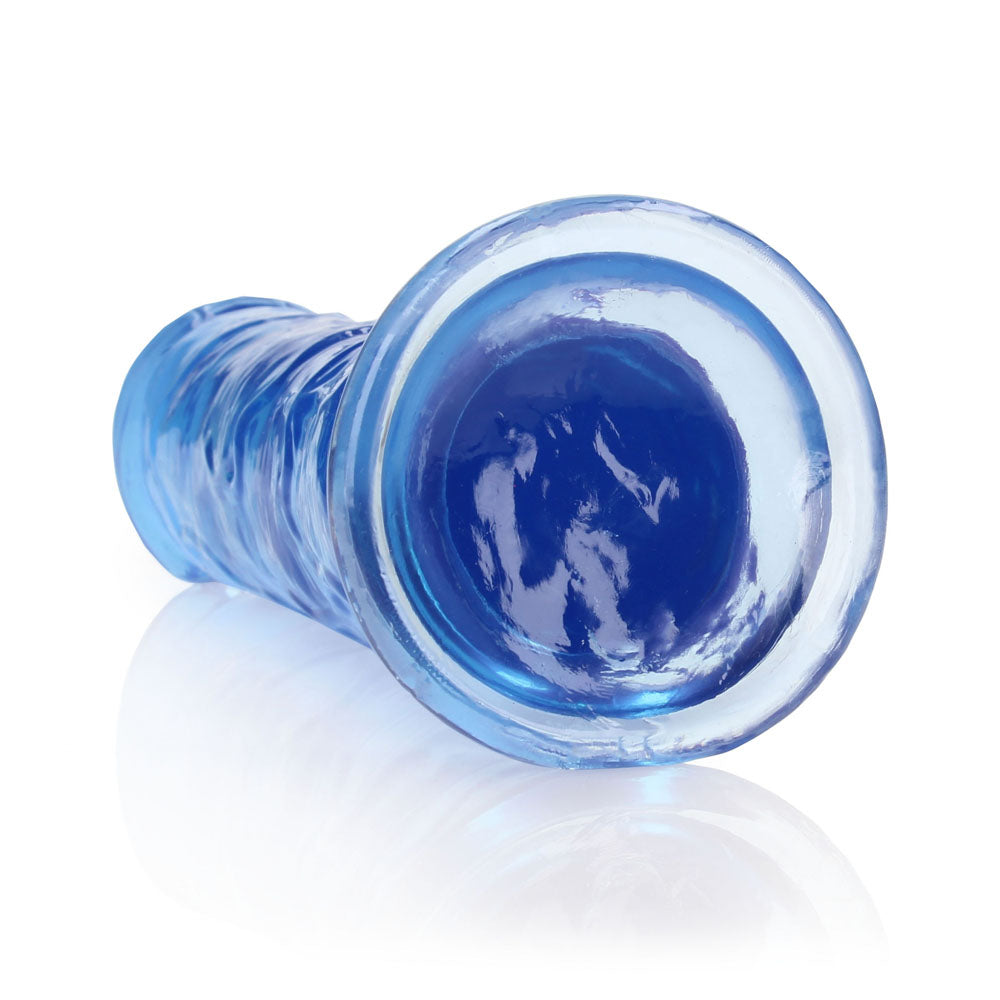 REALROCK 25 cm Straight Dildo - Blue - Blue 25 cm (10'') Dong Shots Toys
