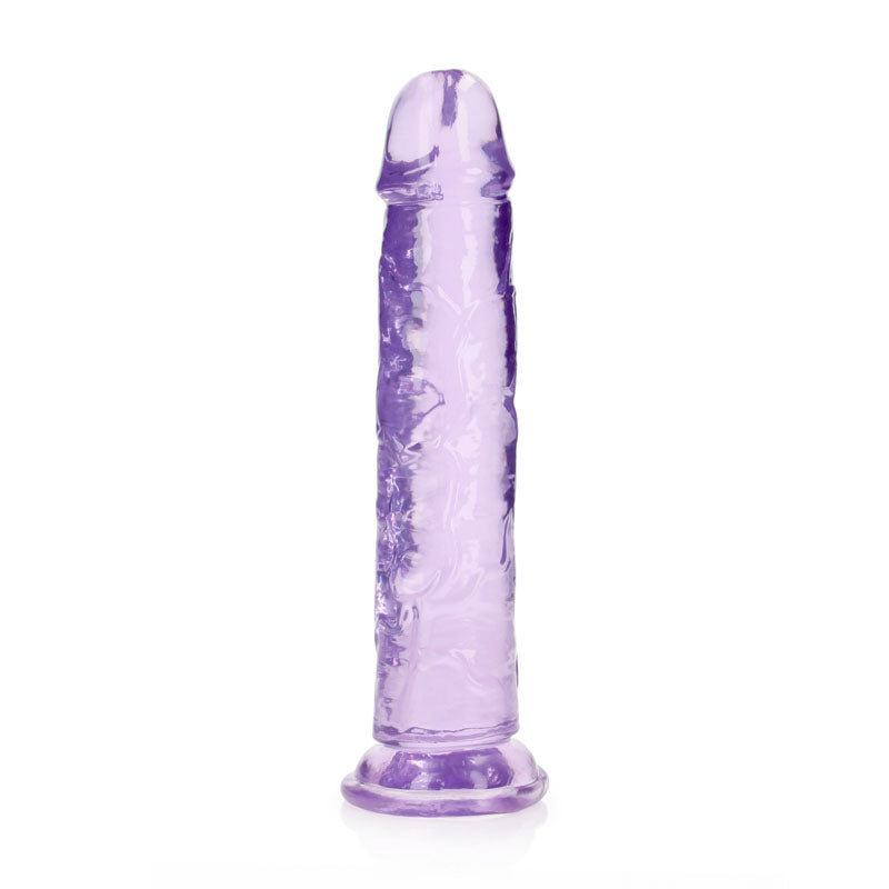 REALROCK 25 cm Straight Dildo - Purple - Purple 25 cm (10'') Dong Shots Toys