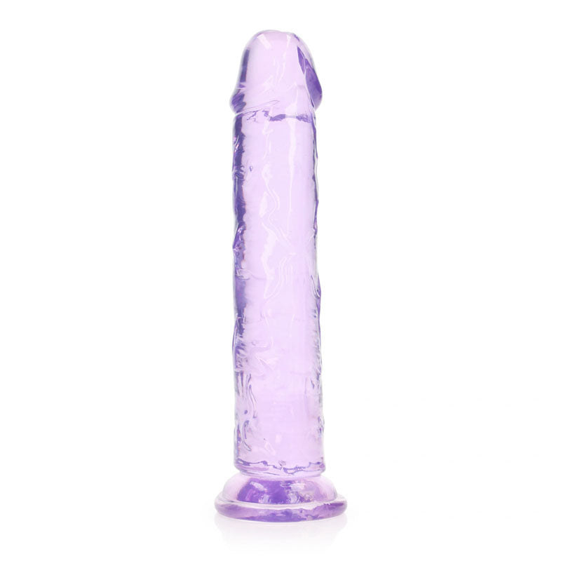 REALROCK 25 cm Straight Dildo - Purple - Purple 25 cm (10'') Dong Shots Toys