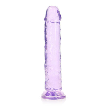 REALROCK 25 cm Straight Dildo - Purple - Purple 25 cm (10'') Dong Shots Toys
