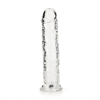 REALROCK 25 cm Straight Dildo - Clear - Clear 25 cm (10'') Dong Shots Toys