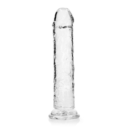 REALROCK 25 cm Straight Dildo - Clear - Clear 25 cm (10'') Dong Shots Toys