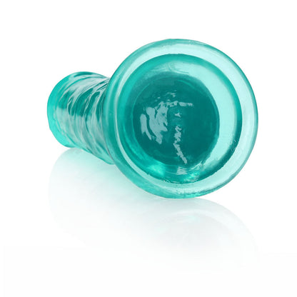 REALROCK 25 cm Straight Dildo - Turquoise - Turquoise 25 cm (10'') Dong Shots Toys