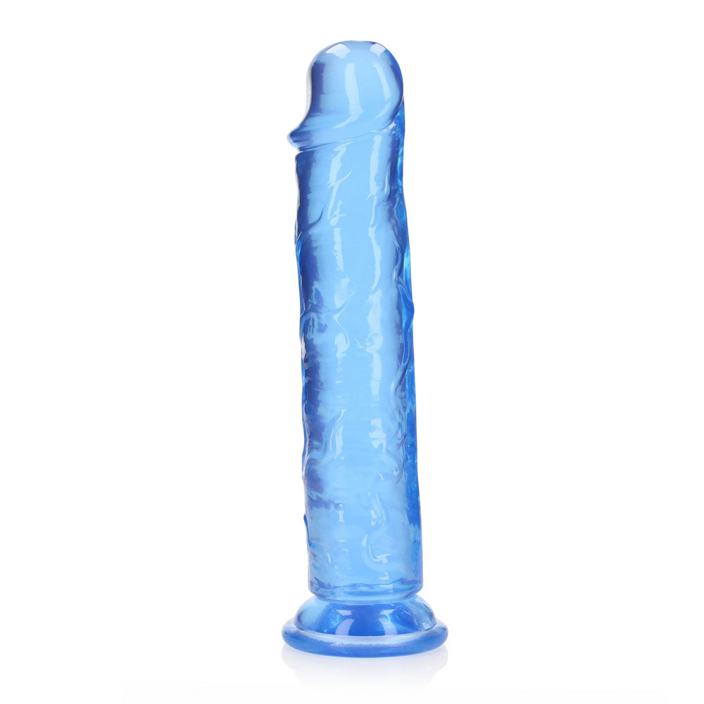 REALROCK 28 cm Straight Dildo - Blue - Blue 28 cm (10'') Dong Shots Toys