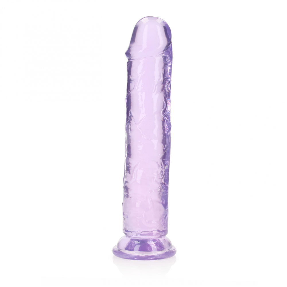 REALROCK 28 cm Straight Dildo - Purple - Purple 28 cm (10'') Dong Shots Toys