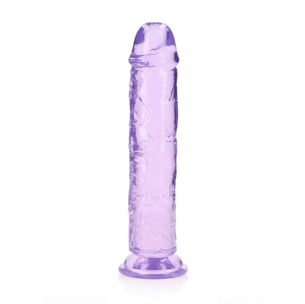REALROCK 28 cm Straight Dildo - Purple - Purple 28 cm (10'') Dong Shots Toys
