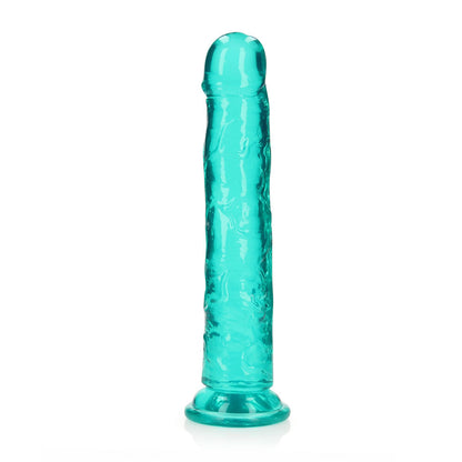 REALROCK 28 cm Straight Dildo - Turquoise - Turquoise 28 cm (10'') Dong Shots Toys