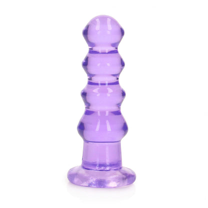 REALROCK 14 cm Curvy Anal Plug - Purple - Purple 14 cm (4.5'') Butt Plug Shots Toys