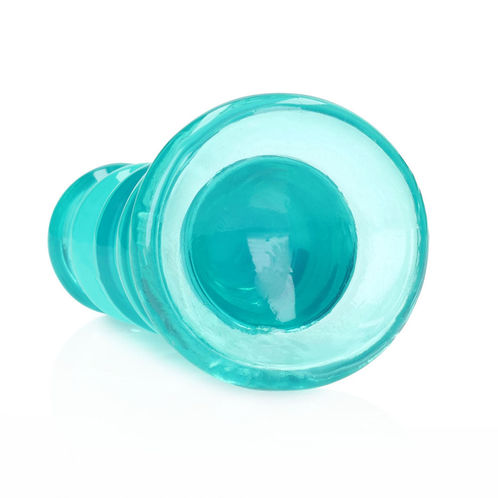 REALROCK 14 cm Curvy Anal Plug - Turquoise - Turquoise 14 cm (4.5'') Butt Plug Shots Toys