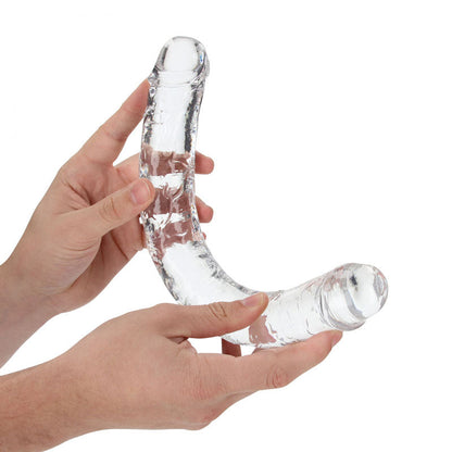 REALROCK 34 cm Double Dong - Clear - Clear 34 cm (14'') Double Dong Realrock