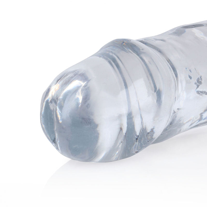 REALROCK 34 cm Double Dong - Clear - Clear 34 cm (14'') Double Dong Realrock
