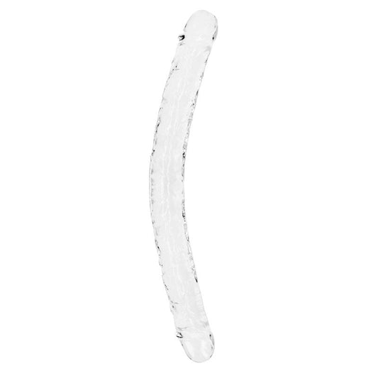REALROCK 45 cm Double Dong - Clear - Clear 45 cm (18'') Double Dong Shots Toys