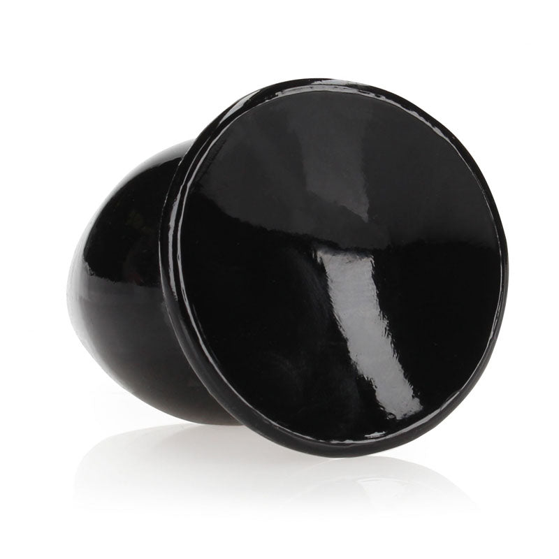 REALROCK 9 cm Anal Plug - Black - Black 9 cm (3.5'') Butt Plug Realrock