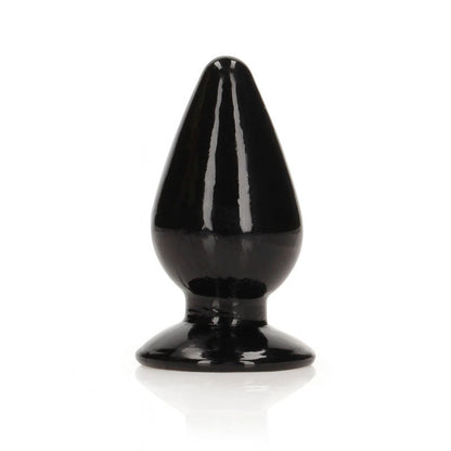 REALROCK 9 cm Anal Plug - Black - Black 9 cm (3.5'') Butt Plug Realrock