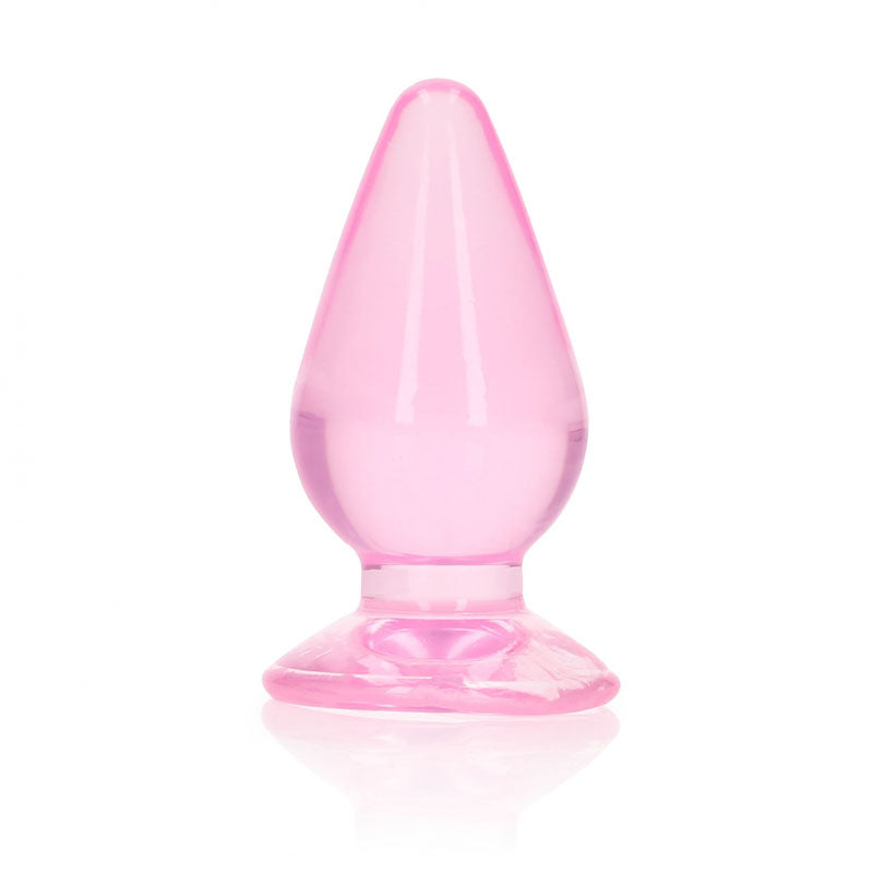 REALROCK 9 cm Anal Plug - Pink - Pink 9 cm (3.5'') Butt Plug Shots Toys