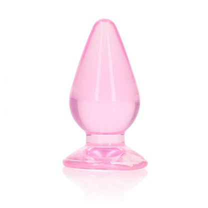 REALROCK 9 cm Anal Plug - Pink - Pink 9 cm (3.5'') Butt Plug Shots Toys