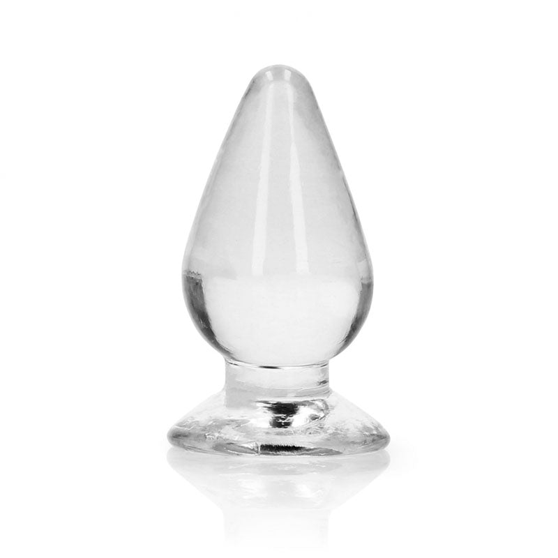 REALROCK 9 cm Anal Plug - Clear - Clear 9 cm (3.5'') Butt Plug Clear - Club X