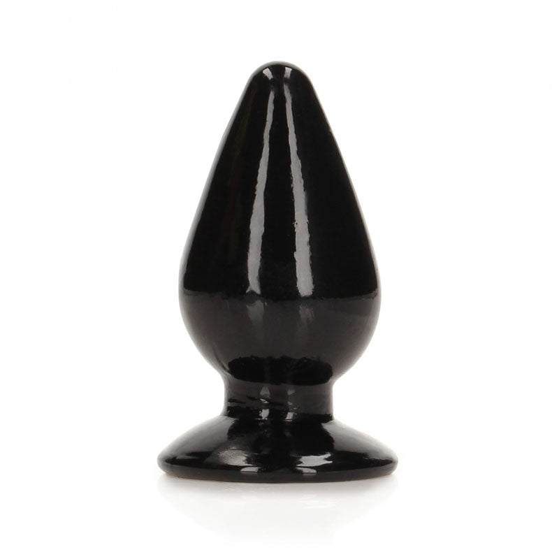REALROCK 11.5 cm Anal Plug - Black - Black 11.5 cm (4.5'') Butt Plug Shots Toys