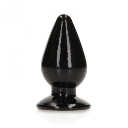 REALROCK 11.5 cm Anal Plug - Black - Black 11.5 cm (4.5'') Butt Plug Shots Toys
