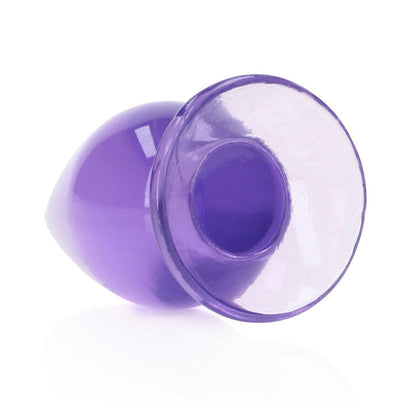 REALROCK 11.5 cm Anal Plug - Purple - Purple 11.5 cm (4.5'') Butt Plug Shots Toys