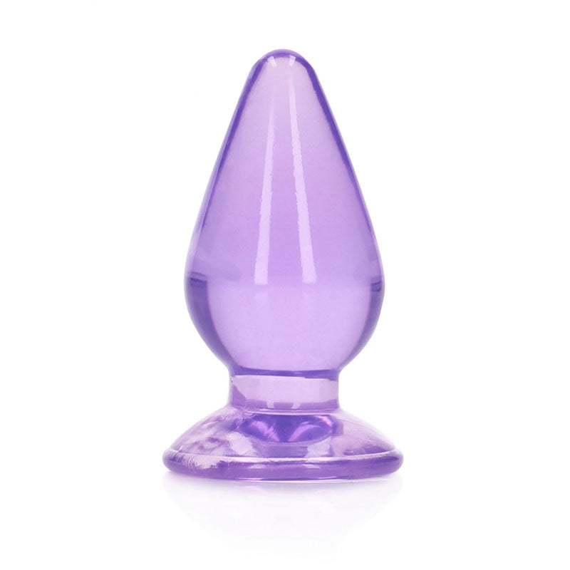 REALROCK 11.5 cm Anal Plug - Purple - Purple 11.5 cm (4.5'') Butt Plug Shots Toys