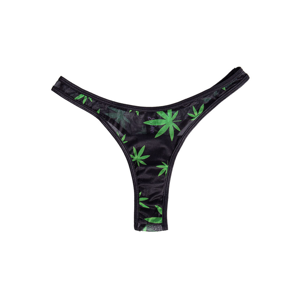 Maia DATE NIGHT 420 PANTY VIBE - S/M - Black S/M 420 Panty with Black USB Rechargeable Bullet & Remote Maia Toys