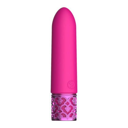 ROYAL GEMS Imperial - Silicone Rechargeable Bullet - Pink 10 cm USB Rechargeable Bullet Shots Toys