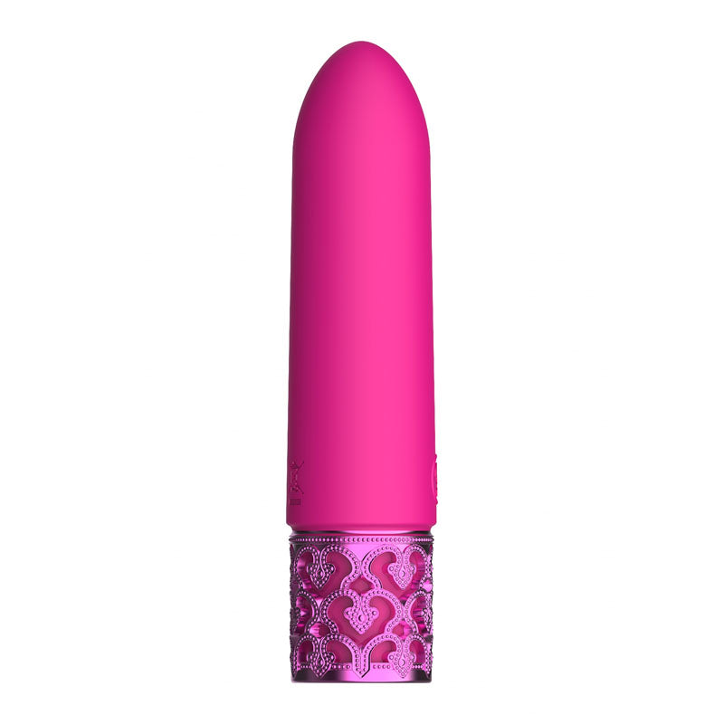 ROYAL GEMS Imperial - Silicone Rechargeable Bullet - Pink 10 cm USB Rechargeable Bullet Shots Toys