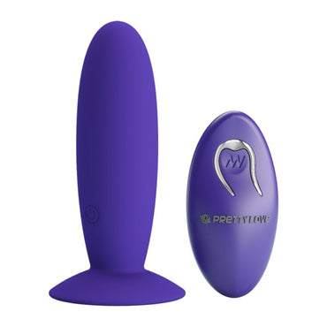 Pretty Love Remote Control Vibrating Plug Youth - Purple  - Club X