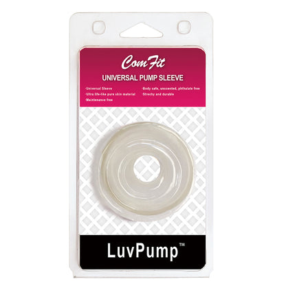 LuvPump ComFit Silicone Sleeve - White - White Universal Penis Pump Sleeve LuvPump