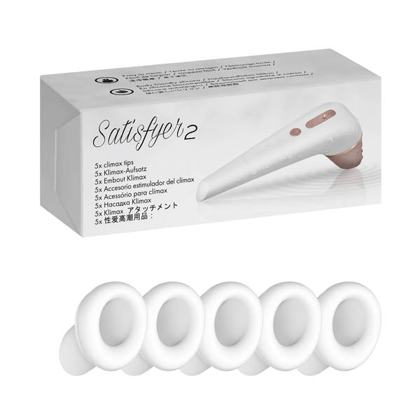 Satiyfyer 2 Climax Heads - 5 Replacement Silicone Heads for Satisfyer 2 Satisfyer