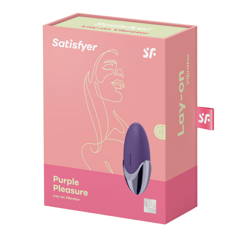 Satisfyer Purple Pleasure - Purple USB Rechargeable Stimulator Satisfyer