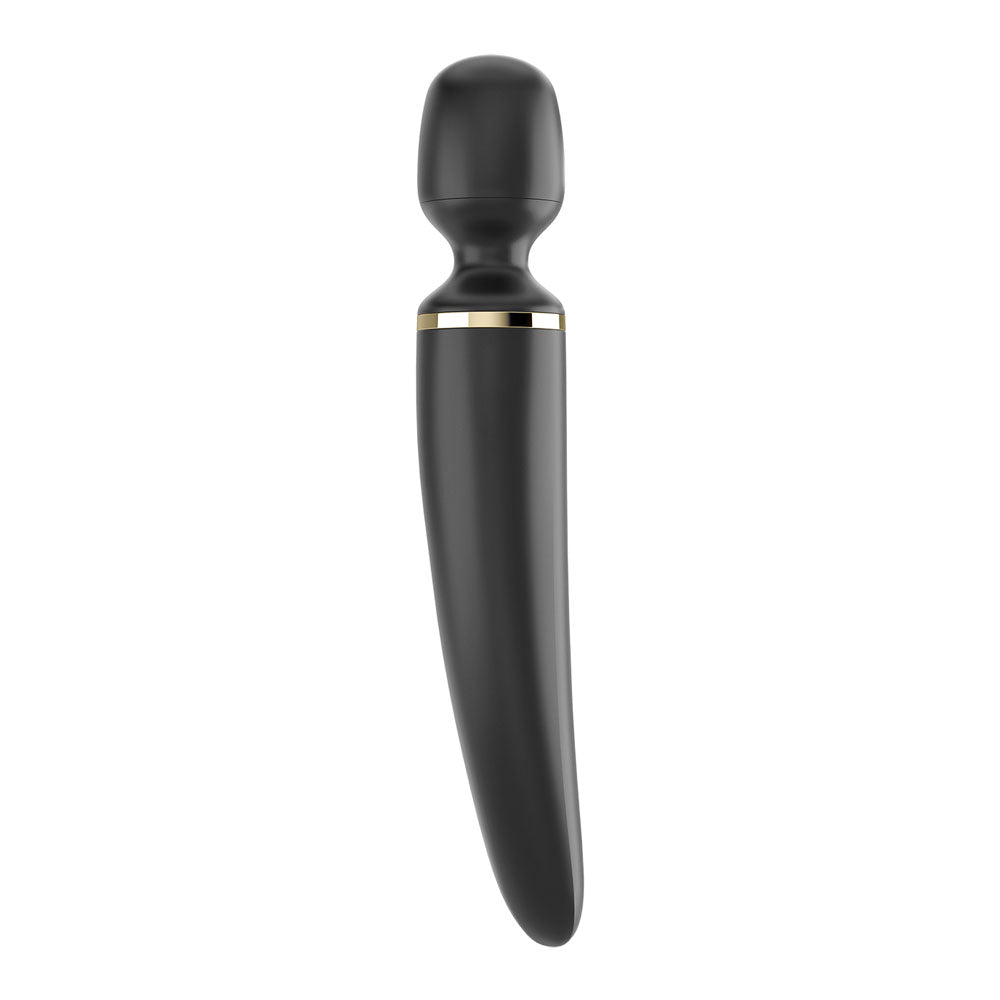 Satisfyer Wand-er Woman - Black USB Rechargeable Massager Wand Satisfyer