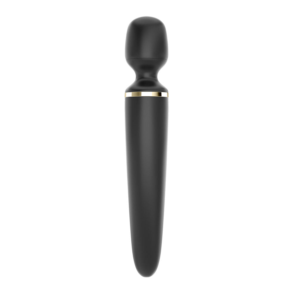 Satisfyer Wand-er Woman - Black USB Rechargeable Massager Wand Satisfyer