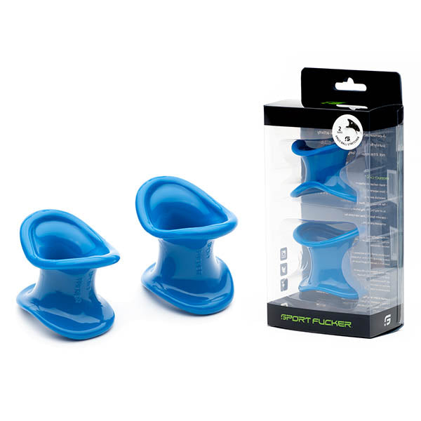 Sport Fucker Ergonomic Ball Stretcher Kit - Blue Ball Stretchers - Set of 2 Sizes Sport Fucker